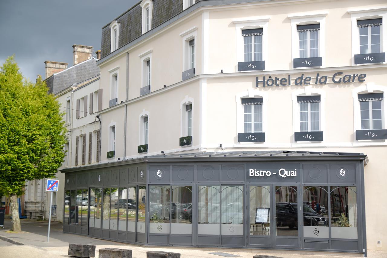 Hotel De La Gare - Restaurant Bistro Quai La Roche-sur-Yon Buitenkant foto